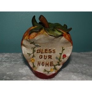 🎁Bitten Apple Shaped Decoration with Bless Our Home Message